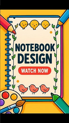 Creative Notebook Art Ideas | Easy Drawing Tutorial for Beginners