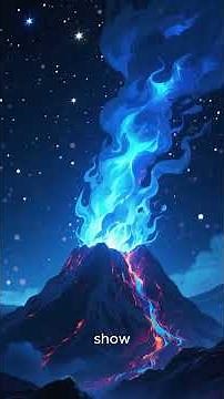 A Volcano With Blue Lava?! 😱🔥or#strange_facts #didyouknow #facts #amazingfacts