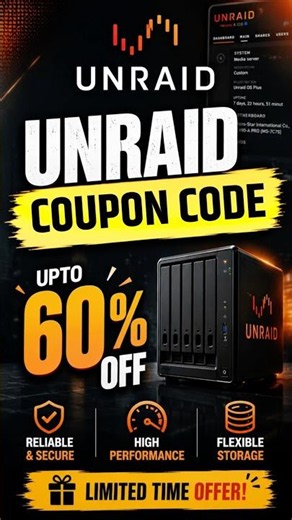 Unraid Promo Code | Unraid Discount Code | Unraid Coupon Code
