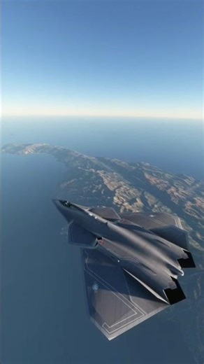 F-47 NGAD in MSFS 2024 ✈️🔥 #usmilitarycombat #f47 #msfs2024 #military