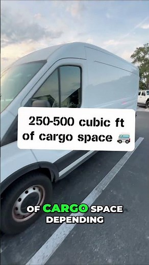 Cargo Van Sizes Explained! #shorts