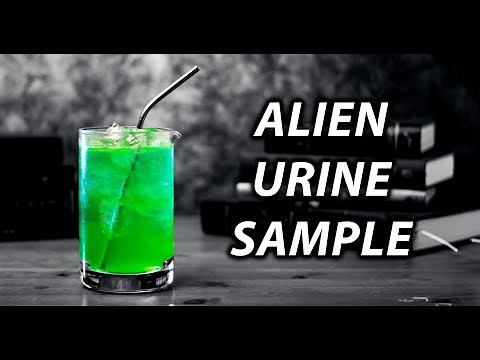 How To Make An Alien Urine Sample Cocktail | Booze On The Rocks
