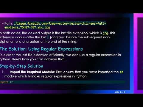 How to Extract the Last File Extension from a URL or Path in Python Using Regular Expressions