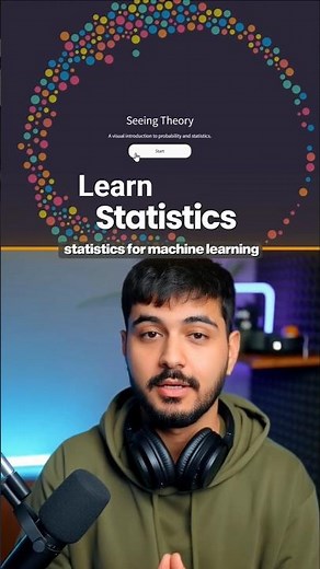 FREE Website to Master Statistics for AI and Machine Learning #ai #machinelearning #statistics