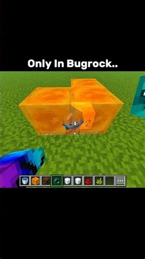 Minecraft Bedrock Hidden Trick 😳 #shorts