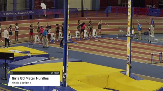 High School Girls' 60m Hurdles, Finals 1 | Ice Breaker #1