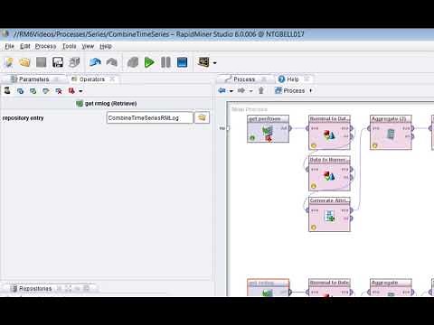 How to combine time series in RapidMiner - Data Mining