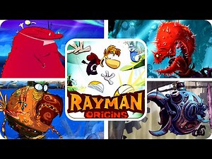 Rayman Origins - All Bosses [No Damage].