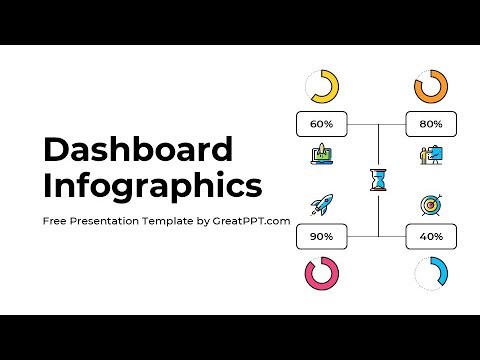 Free Professional Dashboard Infographics for PowerPoint by GreatPPT