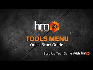 Tools Menu