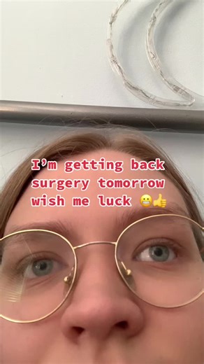 I have something called Kyphosis, which gives me a hunch back. It gets worse with age which is why im getting now before it gets unbearable. Basically im getting rods put in my back to straighten my spine. We’ve been planning this surgery for almost three years now, so wish me luck! #fyp #fypシ #foryoupage #surgery #surgerytiktok #kyphosis #kyphoscoliosis #backsurgery