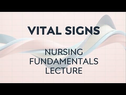 Vital signs - Evidence-based fundamentals of nursing lecture