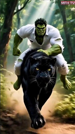 Hulk faced Thanos with unstoppable fury! #hulk #viral #ai #trending #aishorts