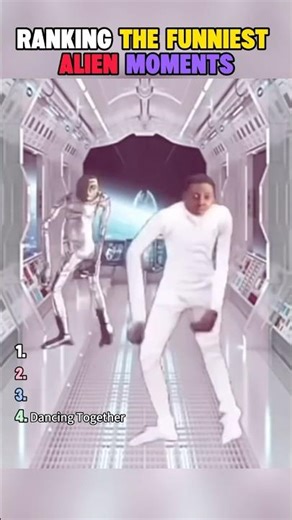 Ranking the funniest alien moments👽 #ranking #foryou #funny #alien #aliendance #fyp #trending