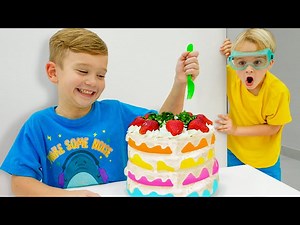 Chris and friends - Funny story with balloons - Videos For Kids