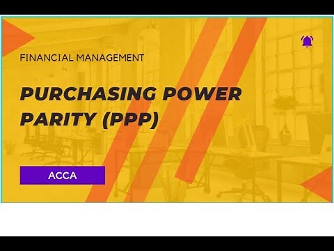 ACCA - FM - Purchasing Power Parity (PPP)