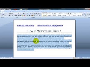 MS Word:Manage Line Spacing Hindi
