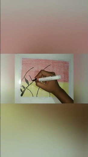 Wax Crayons Drawing for beginners