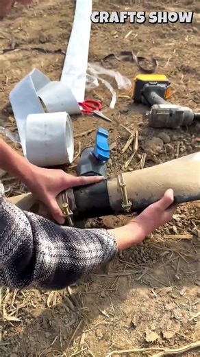 Installing a Tee Valve Switch on Irrigation Main Pipes