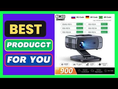 XIWBSY 26000Lumens 4K Wifi Projector 6G Wifi AutoFocus