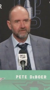 46K views · 379 reactions |  #Stars coach Pete DeBoer on the slash by #Oilers D Darnell Nurse that injured Roope Hintz: “Does anyone in this room think if Connor McDavid gets carried off the ice like that, that it’s not a five minute major?” #nhl #dallasstars #dallas #texas #stanleycupplayoffs #TexasHockey #hockey | Jonah Javad | Facebook