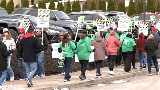 Butler Memorial Hospital techs hold informational picket amid negotiations