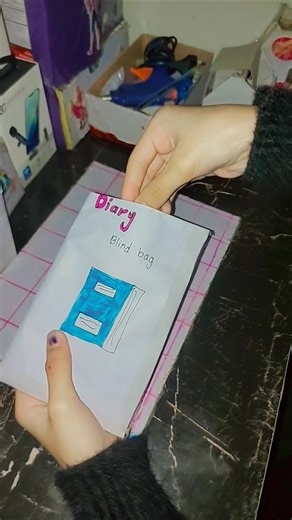 diy diary blind bag 🎒 #shorts #shorts #trending #diy