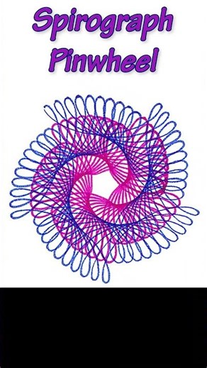 Animated GIF Spirograph Pinwheel