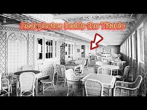 Real and rare photos inside the Titanic / Titanic interior