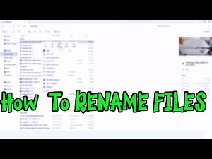 How to Rename Files and Folders in Windows File Explorer