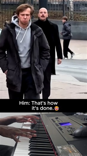 Bro knew he was cooked.😂 #piano #memes #funny #shorts #viral #usa