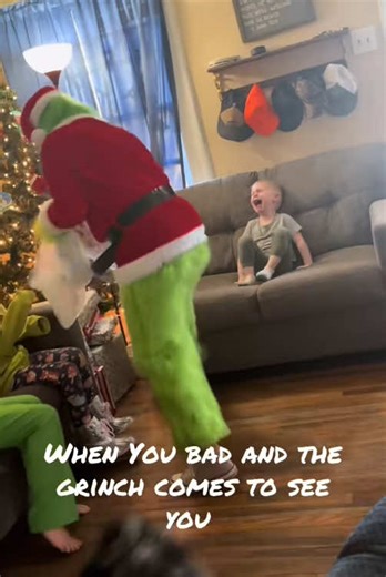 The grinch is here #fyp #foryou #kids #funny