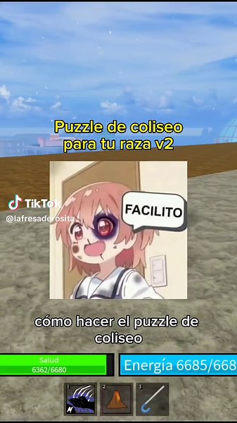 Cómo hacer el puzzle de Coliseo en Blox Fruits