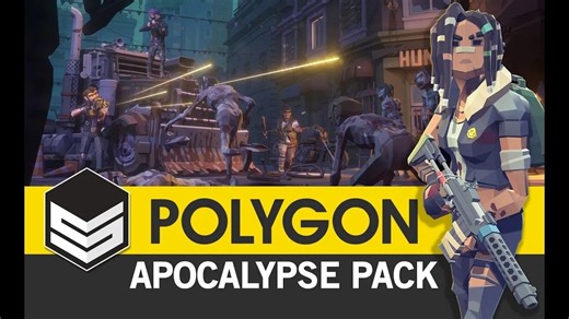 【分享】UE低多边形卡通末日僵尸生存游戏资产 Polygon Apocalypse Pack