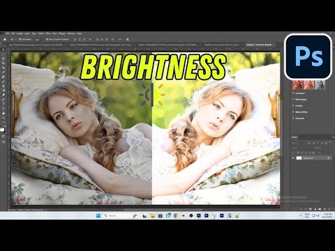 How to change Brightness in Photoshop