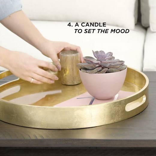 How To Style A Rectangular Coffee Table