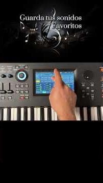 Piano Yamaha MODX 7 + guarda tus sonidos favoritos #reels #piano #tutorial #music #cristianos