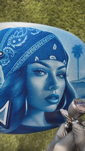 17K views · 8.2K reactions | airbrush painting process.. | Nimrod Wan Art | Facebook