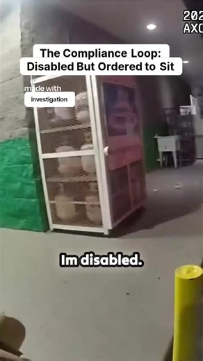 The Compliance Loop_ Disabled But Ordered to Sit#bodycam #crime #arrested #cops #police