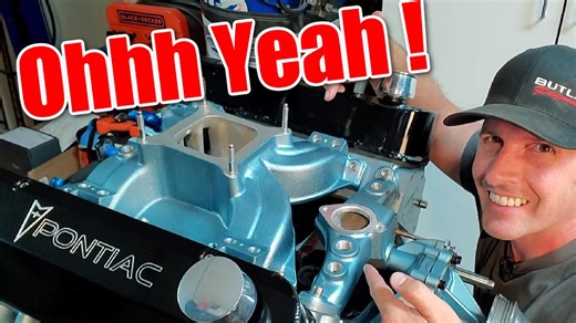 How to paint and install an intake manifold and separated cross over. Pontiac Rebuild, Part 11