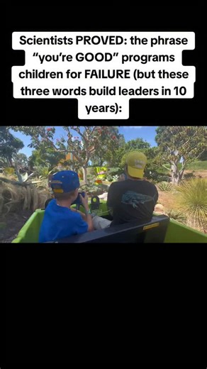 1. Scientists have shown that the phrase “you’re good” feels supportive, but actually programs children for failure. Psychologists explain that kids become dependent on external approval and lose internal motivation. One man said: “I grew up hearing ‘good job’ and learned to expect praise for every step.” When praise disappears, these children break faster than others. 2. The core mistake is that “you’re good” locks in the result, not the effort. The child stops learning out of curiosity and sta