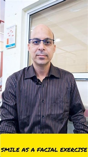 Smile As A Facial Exercise #shorts #ytshorts #thephysiocrown