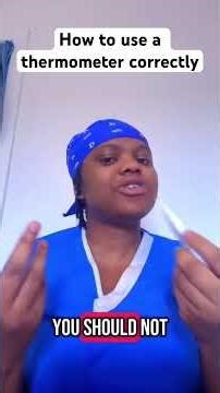 How to use a thermometer correctly at home. #shorts #health #uk #thermometer