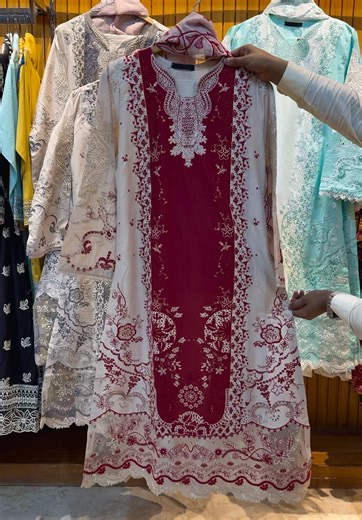 New Colors: Embroidered Cotton Kurtis & Trousers Restock