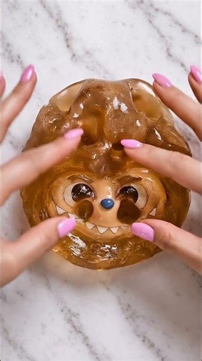Labubu Slime Squish! 😈✨ Satisfying Character ASMR #asmr #labubu
