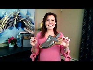 Vionic Adjustable Peep-Toe Wedges -Tatiana on QVC