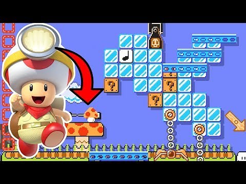 Super Mario Maker 2 🔧 Captain Toad - Treasure Tracker