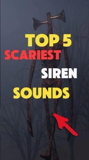 TOP 5 SCARIEST SIREN SOUNDS😱