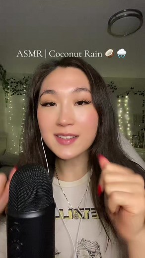 New ASMR Trigger: Coconut Rain for Relaxation and Sleep