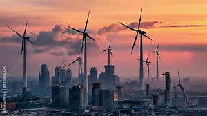 Conferences on climate change and global environmental policies. Stock Video